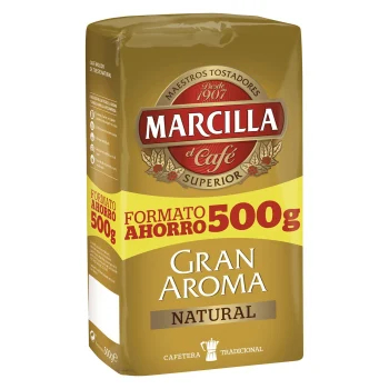 Café molido natural Gran Aroma Marcilla 500gr. (Comprando 3)
