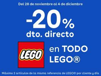 ¡- 20 % de descuento DIRECTO en TOOODO LEGO*!