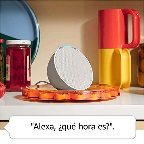 Echo Pop | Altavoz inteligente Bluetooth con Alexa de sonido potente y compacto