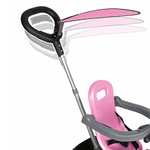 FEBER - Baby Plus Music Pink, Triciclo Rosa para niños y niñas de 9 Meses a 3 años