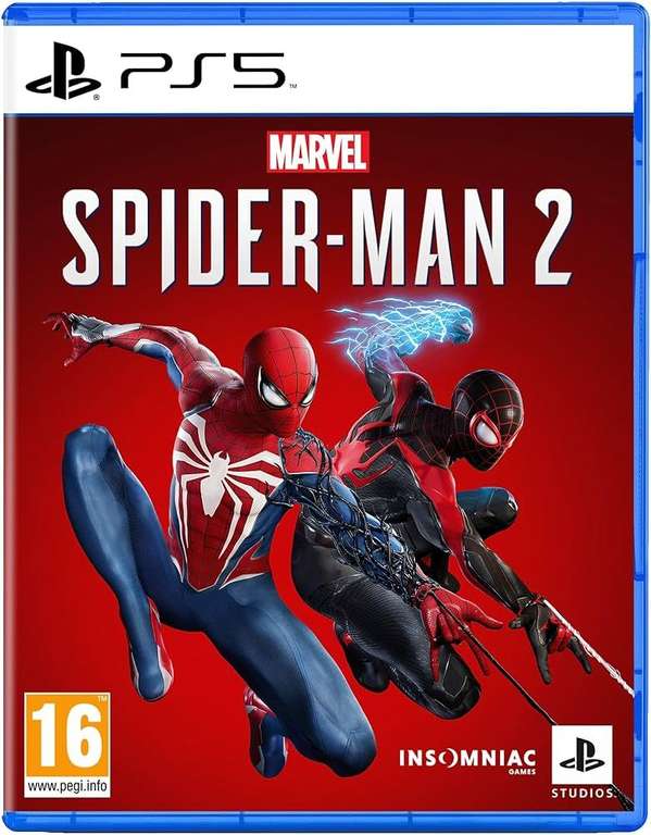 JUEGOS PS5 Spiderman 2 8€, Horizon Forbidden West 19€, Gow Ragnarok 35€