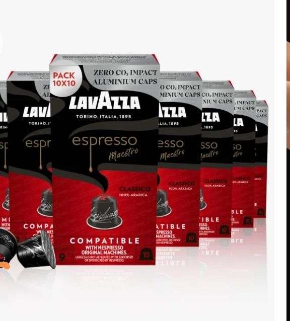 200 cápsulas café Lavazza compatible con Nespresso [0'17€/cápsula] (leer descripción)