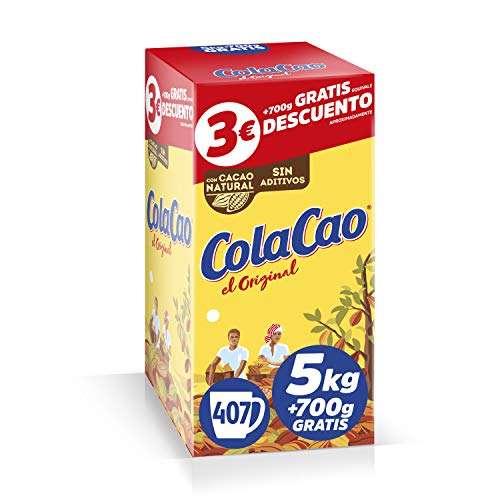 ColaCao Original: con Cacao Natural - Formato Ahorro - 5,7kg (Compra Recurrente)