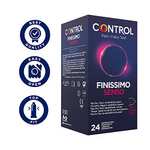 Preservativos Control Nature & Finissimo & Senso 72 ud - Pack 3 Cajas: Placer Natural 24 ud, Súper Fino 24 ud, y Gama Sensibilidadad 24 ud