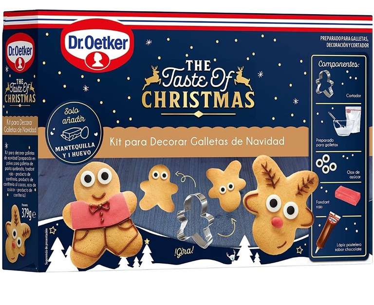 Dr. Oetker Kit para decorar galletas de navidad