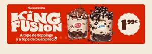 King Fusion x 1.99€ en Burger King