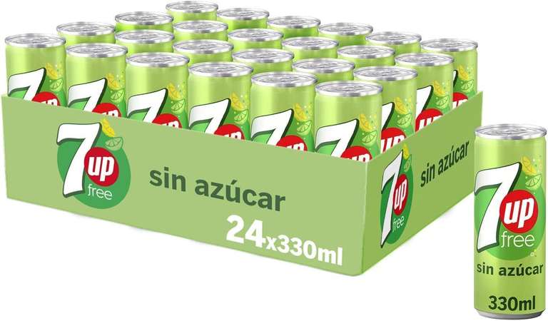 Seven Up Zero Azúcar - LATA 330 ml. - Caja de 24 unidades, MADELVEN ®, Mayorista Vending