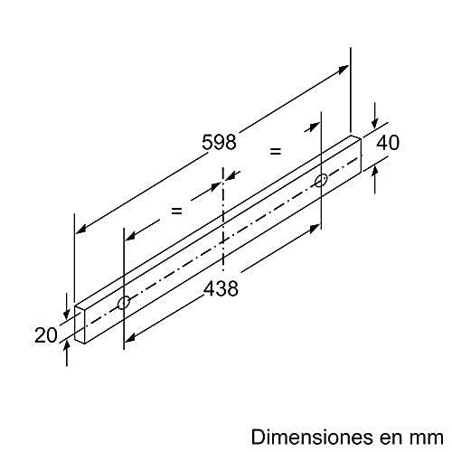 Balay 3BT263MB - Campana telescópica, integrable, 60 cm, 368m3/h I