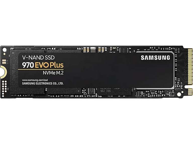 Samsung 970 EVO Plus, 250 GB SSD, NVMe M.2, 2.5", Negro