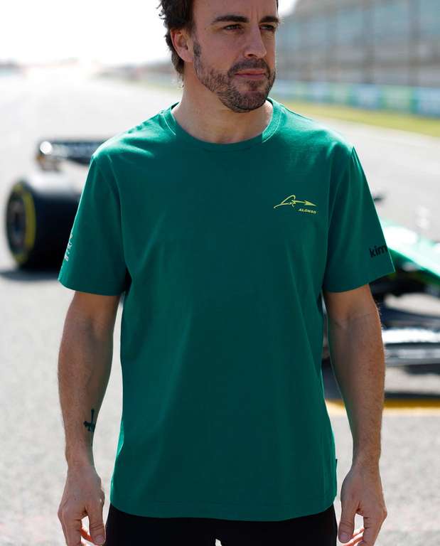 Aston Martin Camiseta Fernando Alonso Talla S : : Moda