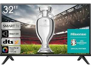 TV LED 32'' - Hisense 32A4K Smart TV HD, Modo juego, Modo deportes IA, DTS HD, Compartir en el televisor