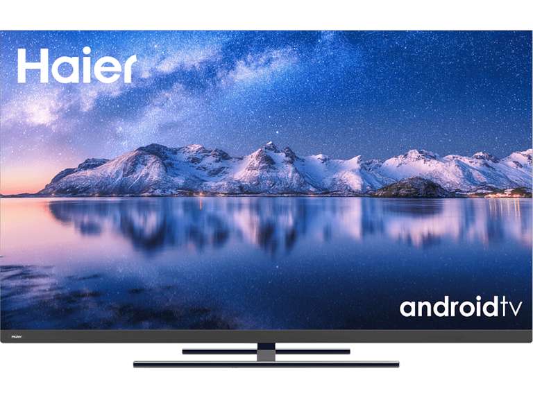TV LED 55"- Haier S8 Series H55S800UG, Smart TV (Android TV 11), UHD 4K, Dolby Atmos-Vision, Altavoces Frontales, Control por Voz, Dbx-tv