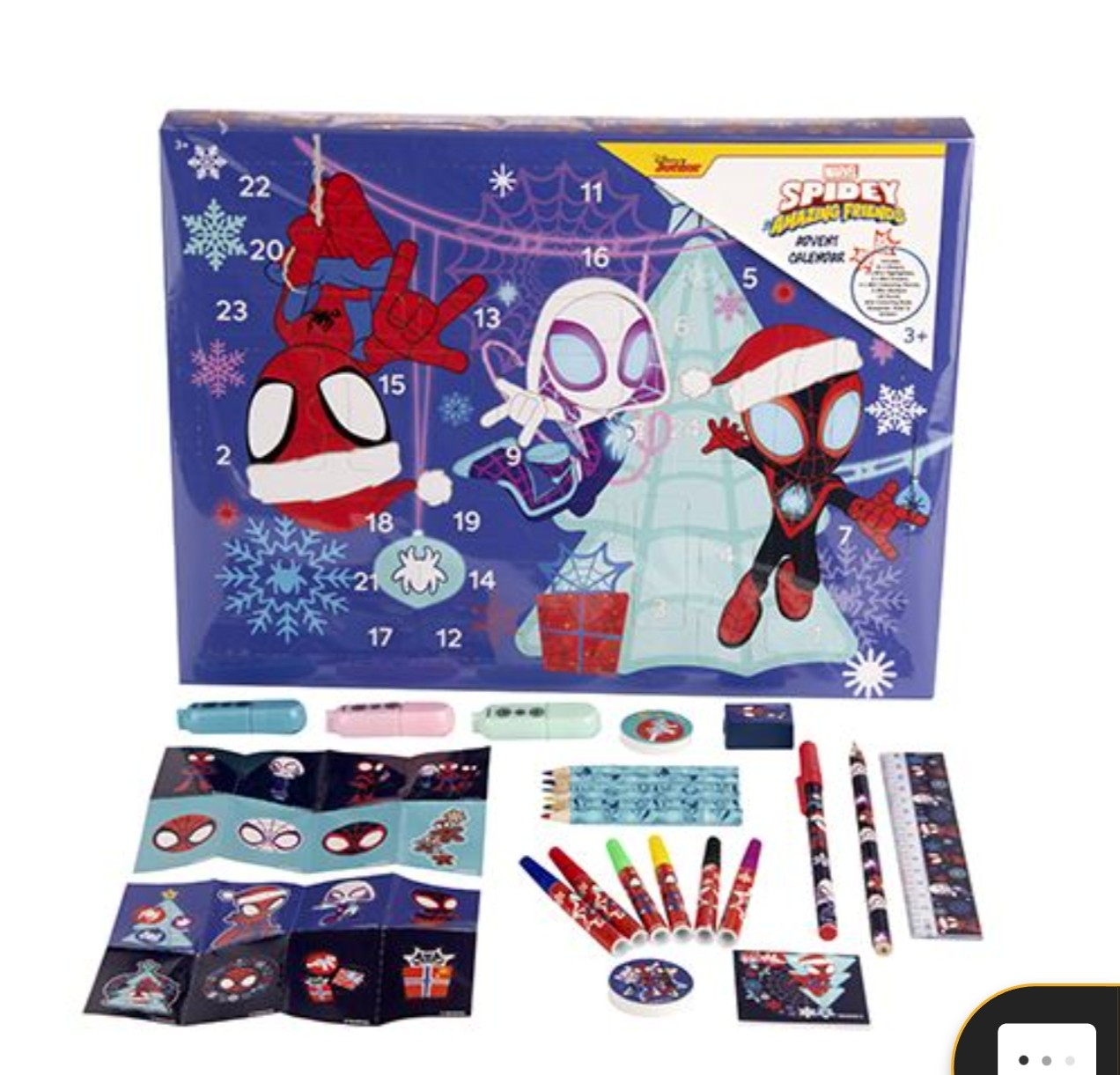 Calendario de adviento 2025 Spidey. Recogida en tienda gratis.