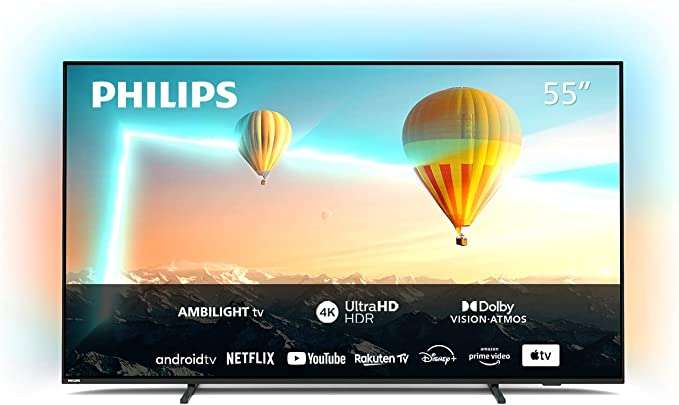 Philips 55PUS8007/12 TV 139.7 cm (55) 4K Ultra HD Smart TV Wi-Fi Black