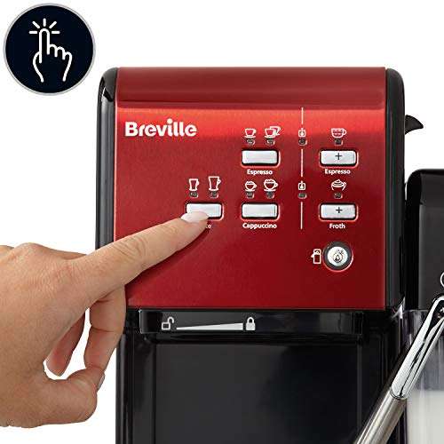 Breville Máquina de café y espresso PrimaLatte II | Bomba italiana 19 bar | apta café en polvo o monodosis | Espumador de leche integrado