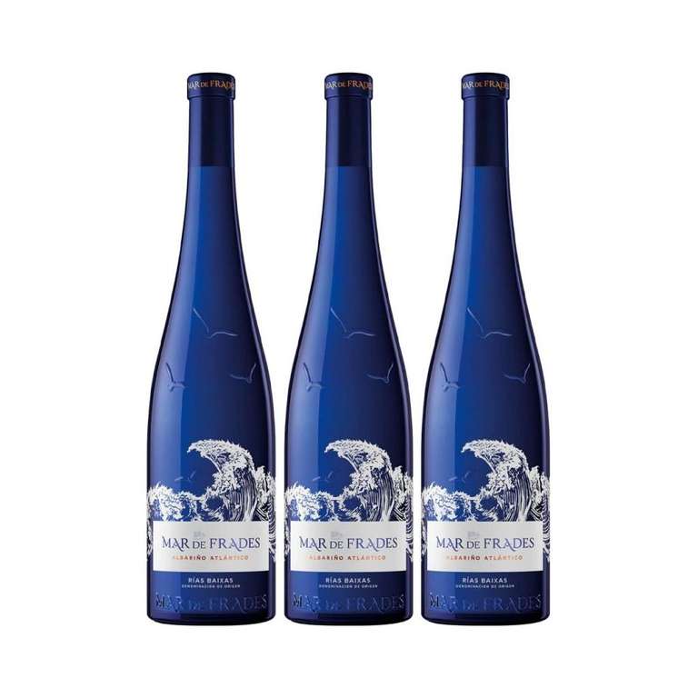 3x Botellas de Vino Mar de Frades