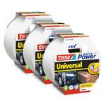 tesa Extra Power Universal - Cinta adhesiva americana reforzada [3 unidades, 25 m x 50 mm]