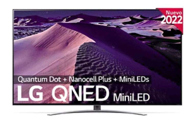 TV QNED 55" - LG 55QNED866QA, UHD 4K, Procesador Inteligente α7 Gen5 AI Processor 4K, Smart TV, DVB-T2 (H.265), Negro.