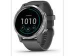 Smartwatch - Garmin Vivoactive 4, Pantalla táctil, Autonomía hasta 8 días, GPS, Bluetooth, Plata