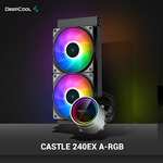 DeepCool Castle 240EX A-RGB, AIO Refrigeración Líquida (Negra o Blanca)