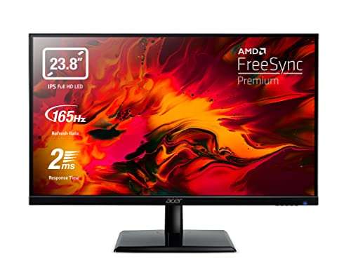 Acer Monitor Gaming FreeSync 23,8" IPS FHD, 165 Hz, 2 ms