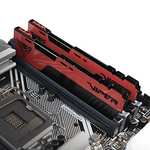 Patriot Memory Viper Elite II DDR4 4000 32GB (2x16GB) C20 Kit de Memoria Gamind de Alto RendimientoRAM XMP 2.0 Negro/Rojo