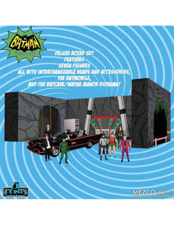 Figuras Universo DC 5 Points Batman 1966 Deluxe Box Set 7 10 cm