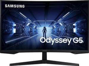 Samsung Odyssey G5 LC27G55TQBUXEN 27" Monitor LED WQHD 144Hz FreeSync Premium Curva