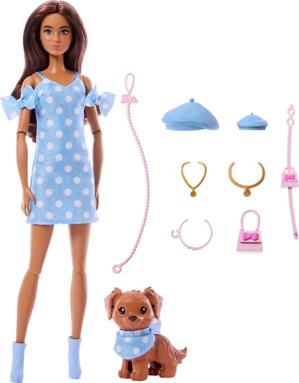 Barbie Twinning Looks Muñeca con perro