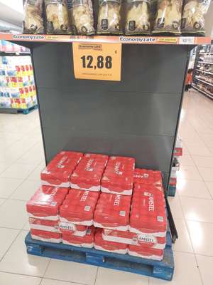 Cerveza Amstel pack de 28 latas en supermercados Económy Cash