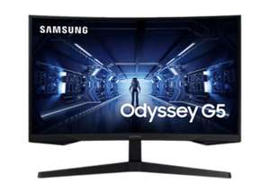 Monitor gaming - Samsung Odyssey LC27G55TQWRXEN, 27" WQHD, Curvo, 1 ms, 144 Hz, FreeSync Premium, HDR10
