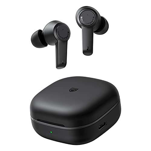 SoundPEATS T3 Auriculares Bluetooth 5.2, Reducción de Ruido Activa con 4 Micros (ANC)