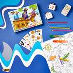 BIC Kids My Pirate: Ceras y Lápices de Colores, Juegos de Papel, Adhesivos, Mapa del Tesoro - Caja de 47