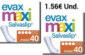 Evax Salvaslip Maxi Protegeslip [2 x 40 unidades]