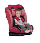 Foppapedretti, Re-Klino Fix, silla para coche sin IsoFix, grupo 1/2/3 (9-36 kg) para niños de 9 meses a 12 años aproximadamente, Silver.