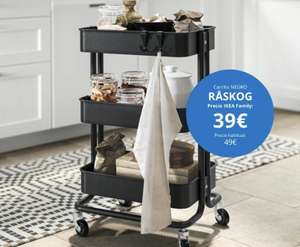 Carrito RASKOG (solo en color negro) IKEA