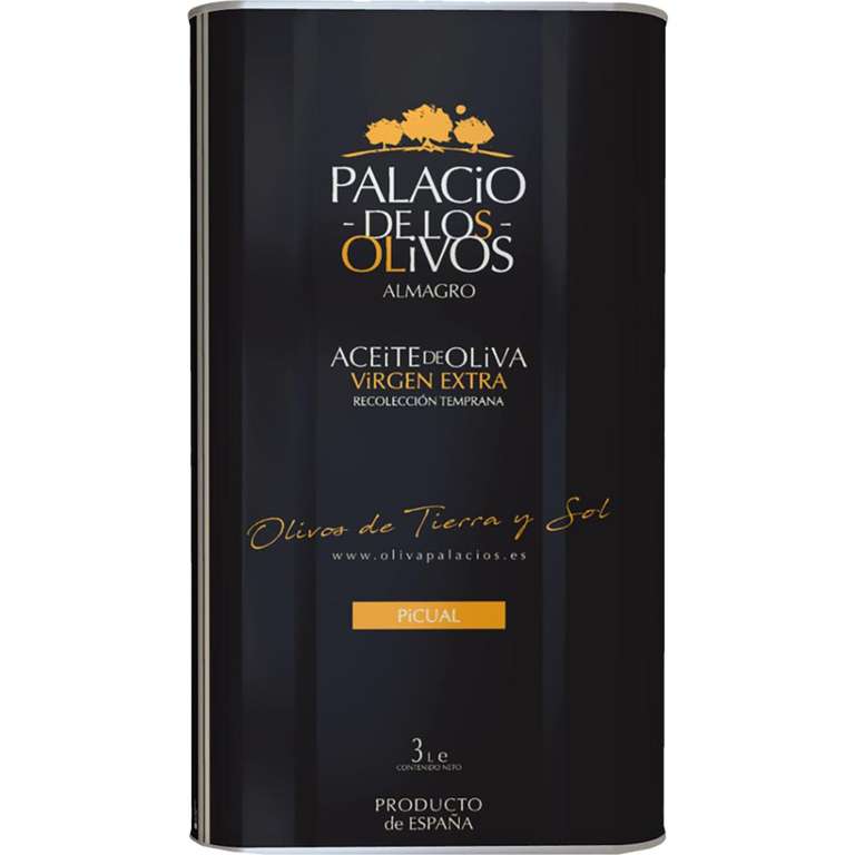 Aceite Palacio Olivos virgen extra Picual a 3.78e litro próxima compra