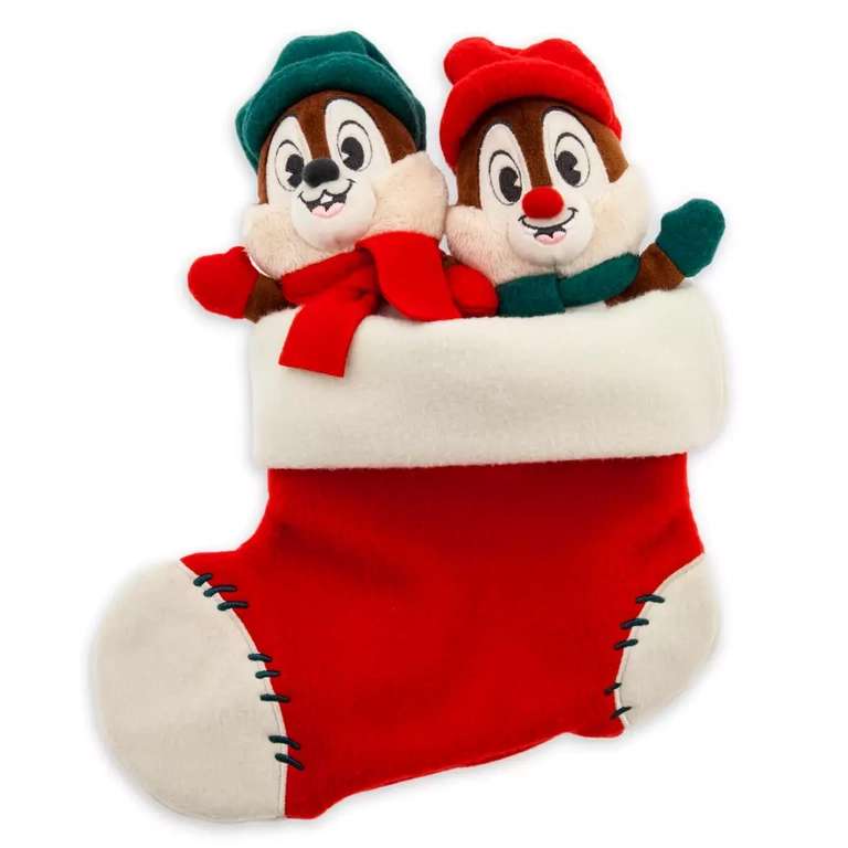 Set peluches medianos navideños Chip y Chop, Disney Store