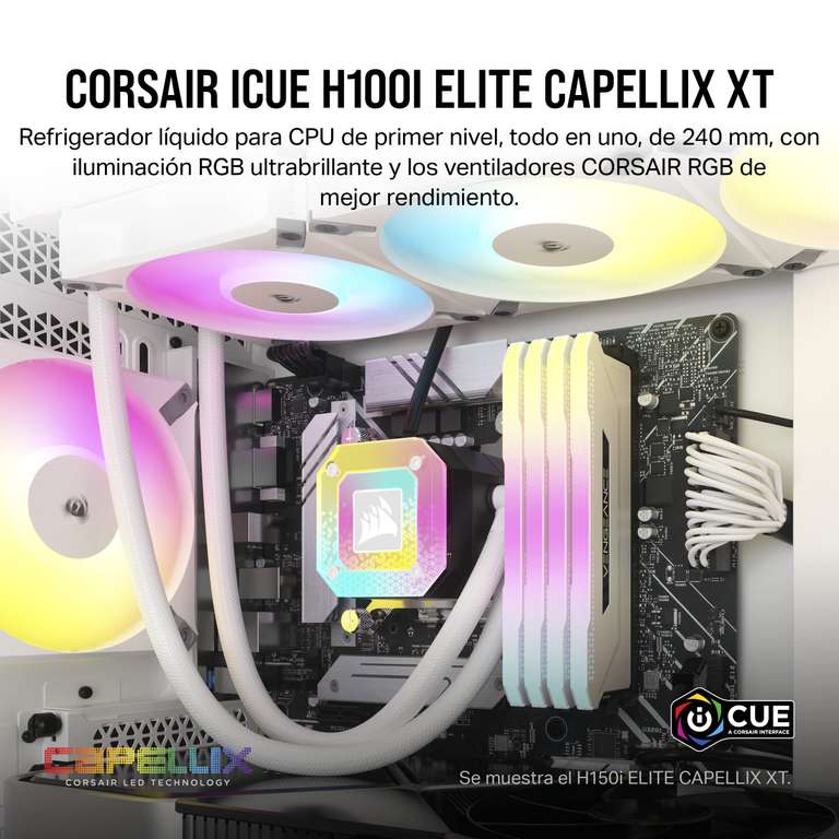 Corsair iCUE H100i Elite CAPELLIX XT - 240mm