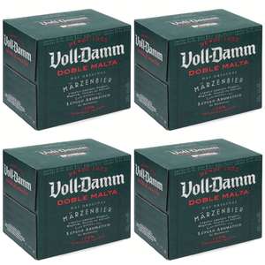 48 botellines VOLL DAMM Cerveza rubia extra doble malta con lúpulo aromático (4 packs 12 bot. 25 cl)[5'92€/pack-0'49€/ud] [Click&Car gratis]