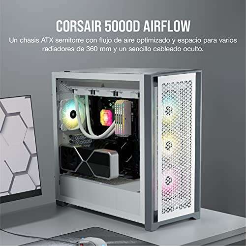 Corsair 5000D Airflow blanca