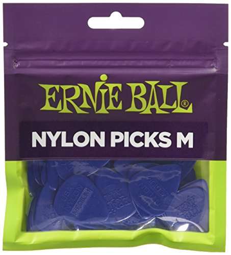 Ernie Ball Púas guitarra nailon 0,72 mm, 50u