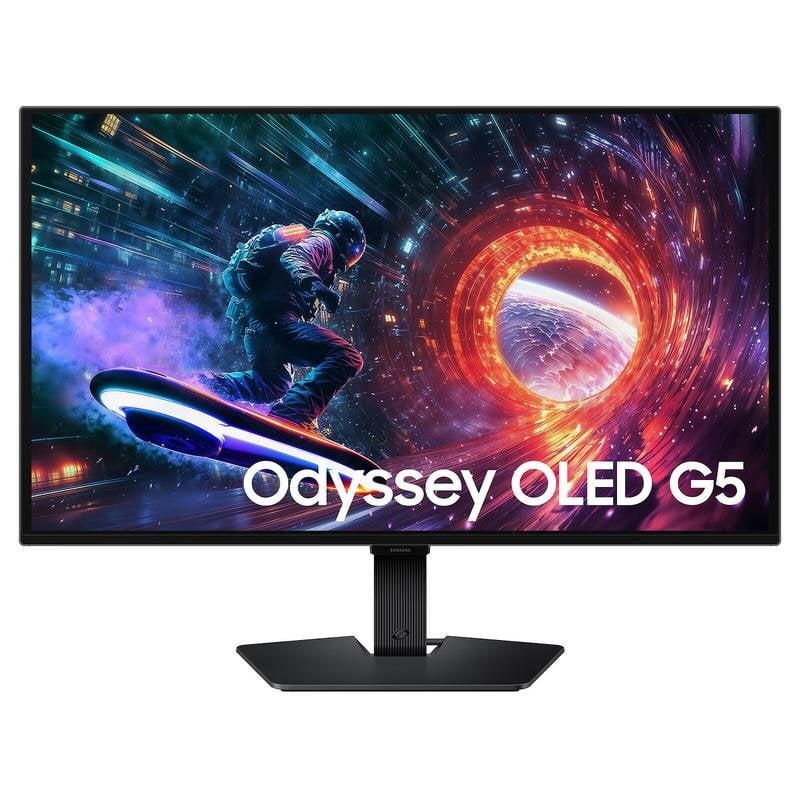Monitor Gaming Samsung Odyssey G5 27" QHD OLED (180Hz, 0,03ms, HDR10, FreeSync, compatible G-Sync, peana ergonómica, PcComponentes)