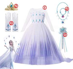 Disfraz de Frozen de Disney para niñas