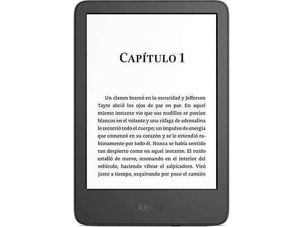 eBook - Amazon Kindle, Para eBook, 6", Doble de almacenamiento, 16 GB, 300 ppp, E-Ink, Negro (Descuento desde la App)