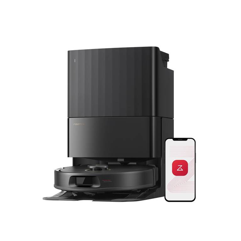 roborock Qrevo S5V Robot Aspirador 12,000Pa de Succión, Doble Cepillo Anti Enredos, Evitación Inteligente de Obstáculos