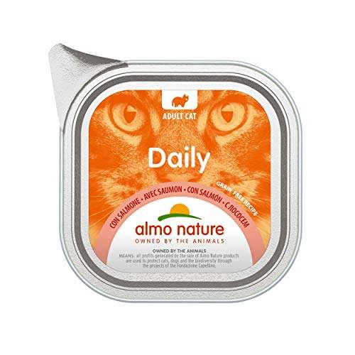 Almo nature daily gatos, salmon, 32 x 100G