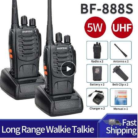 Baofeng-walkie-talkie BF-888S de largo alcance
