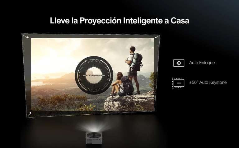 Proyector WiFi Bluetooth 4K Soporte, Full HD 1080P Nativo, JBL, Dolby  Audio, Android TV, NFC, Auto Focus/Keystone, WiFi6 » Chollometro