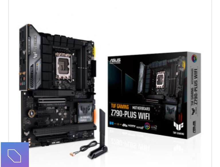 Asus TUF Gaming Z790-Plus Wifi - Placa base 1700 ATX + 40€ Reembolso de Asus